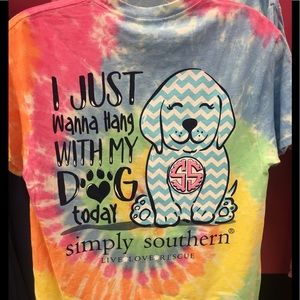 Simply southern dog T-shirt
